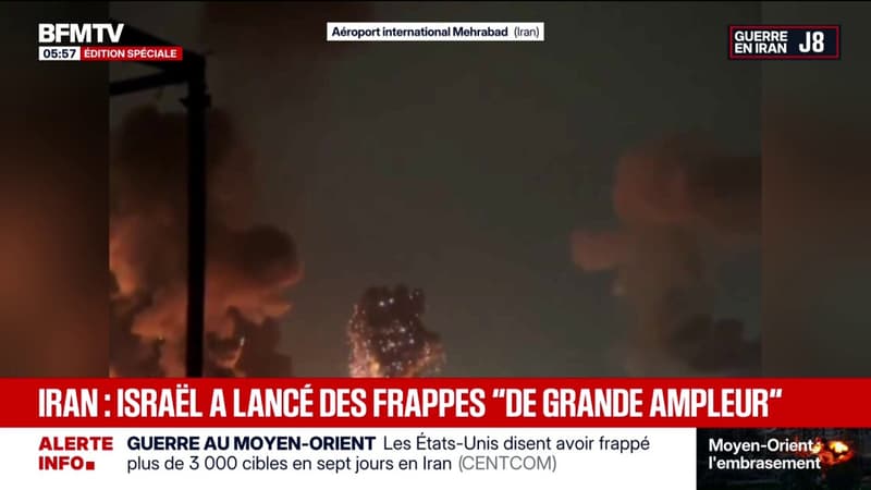Guerre au  Moyen-Orient: Israël a lancé des frappes "de grande ampleur" sur l'Iran