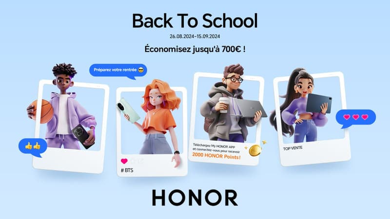Honor fête la rentrée avec des offres sur ces smartphones phares à couper le souffle