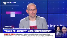 "Convoi de la Liberté": "Le mot d'ordre commun est le pacifisme", assure un membre du mouvement