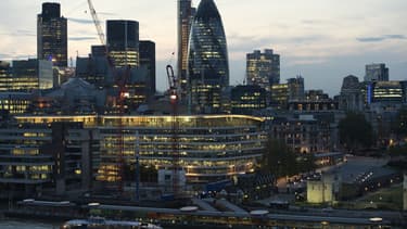 Le quartier de la City à Londres.