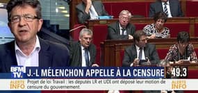Recours au 49-3 sur la loi Travail: "Manuel Valls et François Hollande n'ont aucune parole", Jean-Luc Mélenchon