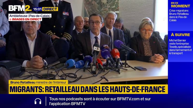 Traversées de la Manche: Retailleau demande aux Britanniques de remettre en cause leur modèle