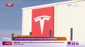 Tesla chute en bourse et pâtit de ventes en berne 
