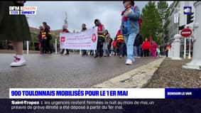 Toulon: 900 personnes réunies lors de la manifestation du 1er-mai