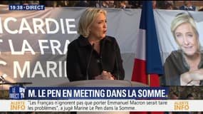 Le meeting de Marine Le Pen à Ennemain