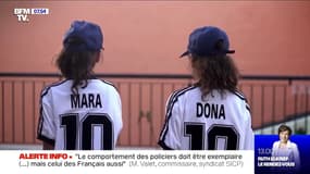 En Argentine, les jumelles "Mara" et "Dona" très attristées par la mort de la légende du foot