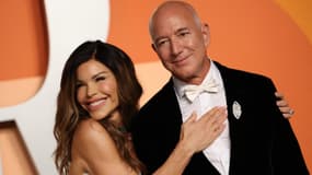 Jeff Bezos et Lauren Sanchez à la soirée des Oscar le 2 mars 2025