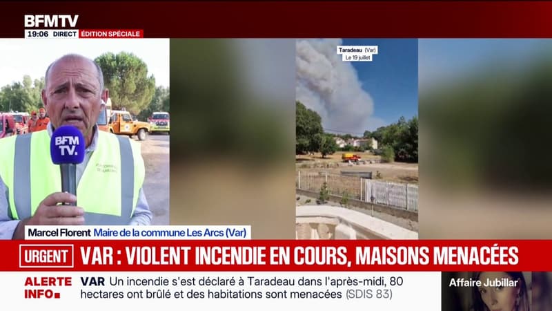Incendie dans le Var: le maire des Arcs appelle à une "vigilance extrême" dans les prochaines heures