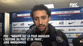 PSG : "Mbappé est là pour marquer l’histoire du foot et de Paris", juge Marquinhos