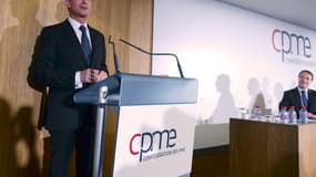 Manuel Valls a présenté son projet aux représentants de la CPME. 