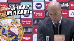 Real Madrid : "Personne ne pense que nous perdrons le titre de Liga" martèle Zidane