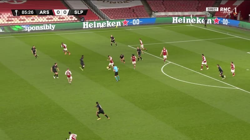 Arsenal-Slavia Prague : Pépé ouvre le score sur une contre-attaque éclair