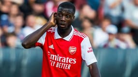 Nicolas Pépé avec Arsenal en amical, juillet 2022