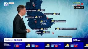 Météo Rhône: temps frais et ensoleillé ce samedi, jusqu'à 18°C à Lyon