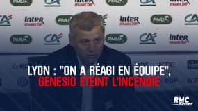 Lyon : "On a réagi en équipe", Genesio éteint l'incendie