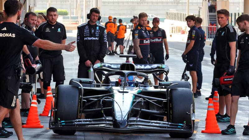 Andrea Kimi Antonelli Mercedes le 9 decembre 2025 a Abu Dhabi 2207030