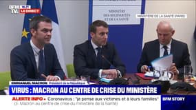 Coronavirus: "Une phase qui va durer des semaines et sans doute des mois", pour Macron