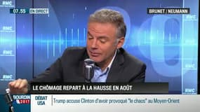 Brunet & Neumann: Que penser de la hausse du chômage en août ? - 27/09
