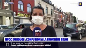 Nord-Pas-de-Calais en rouge: confusion à la frontière belge