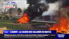 Les salariés de l'usine Buitoni de Caudry manifestent contre la suppression de 140 emplois