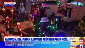 On a Rendez-Vous: en direct d'un jardin illuminé et féérique de Noël à Avignon
