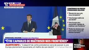 Emmanuel Macron sur la présidence du Conseil de l'UE: il faut "avancer sur notre politique de défense"