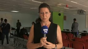 Agnès Buzyn, la ministre de la Santé, ce mercredi sur BFMTV en direct de l'île de Saint-Martin.