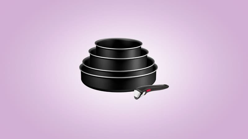 Cette batterie de cuisine Tefal voit son prix réduit de 50% avec cette promotion Auchan