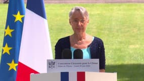 Pour Élisabeth Borne, le rapport de la convention pour le climat "est une pierre d'angle de la reconstruction économique, écologique et solidaire"