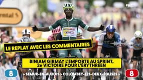 Tour de France (E8) : Girmay l'emporte au sprint pour sa deuxième victoire