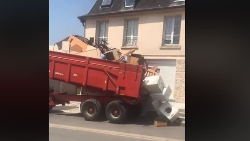 Un propriétaire déverse les déchets de ses ex-locataires dans la rue