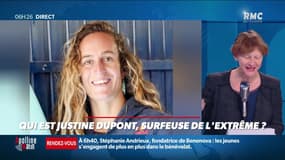 Le portrait de Berengère : Qui est Justine Dupont, surfeuse de l'extrême ? - 01/01