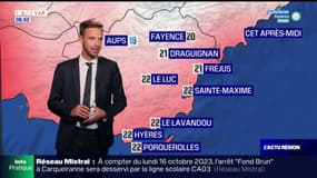 Météo Var: un risque de pluie ce mercredi, jusqu'à 23°C à Toulon