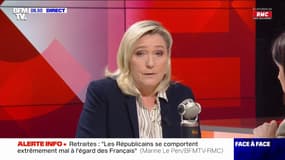 Marine Le Pen affirme qu'en cas d'utilisation du 49.3, le RN déposera une motion de censure et votera toutes celles qui seront déposées