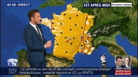 Plein soleil sur tout le pays à l'exception du sud-est