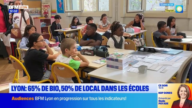 Lyon: 65% de bio, 50% de local dans les cantines des écoles (1/1)