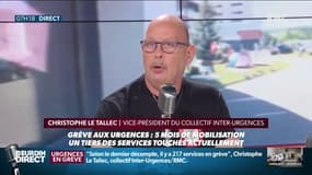 "Si on limite l'accès aux urgences, on va créer de l'agressivité" craint Christophe Le Tallec du collectif Inter-Urgences 