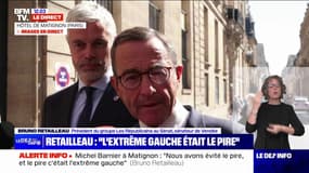 "Quel Premier ministre compte-il être(...)collaborateur(...)ou un Premier ministre de plein exercice", réagit Bruno Retailleau (LR) après sa rencontre avec Michel Barnier 