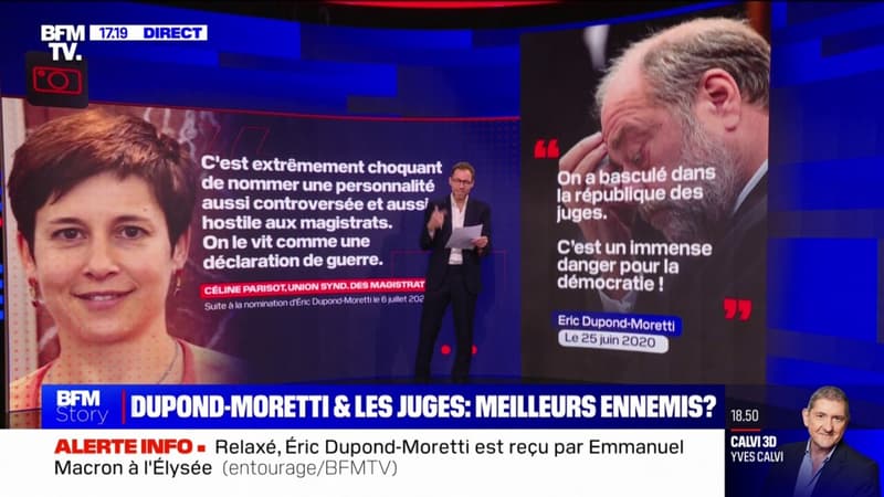 LES ÉCLAIREURS - Éric Dupond-Moretti et les juges: une relation orageuse