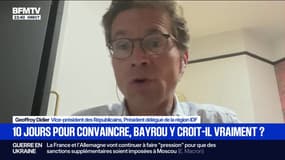 Crise politique: "Ce fanatisme de l'impôt est insupportable", déclare Geoffroy Didier, vice-président des Républicains