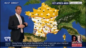 Les orages vont se poursuivre ce mardi dans le sud de la France