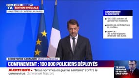 Christophe Castaner: "La violation des règles est punie d'une amende de 38 euros, et sera portée à un niveau supérieur qui pourrait être de 135 euros"