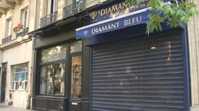 La bijouterie "Le diamant bleu" située boulevard de la Tour-Maubourg à Paris a été samedi la cible d'un braquage