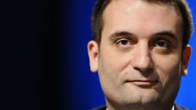 Florian Philippot lors d'une conférence de presse à Metz