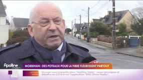 RMC chez vous : Morbihan, des poteaux pour la fibre fleurissent partout - 05/01