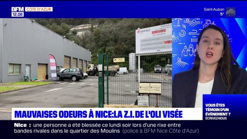 Odeurs suspectes à Nice: la zone industrielle de l'Oli à La Trinité visée