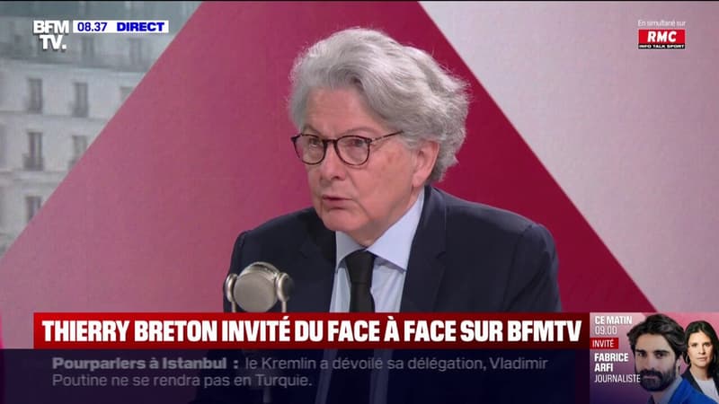 Guerre en Ukraine: Thierry Breton regrette que 