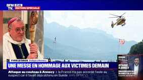 Attaque au couteau à Annecy: "Je ne sais que dire face à une telle violence", explique l'évêque d'Annecy