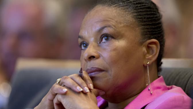 La ministre de la Justice Christiane Taubira 