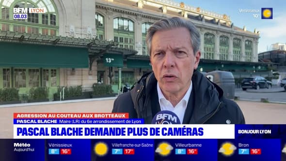 Agression au couteau à Lyon: Pascal Blache demande plus de caméras